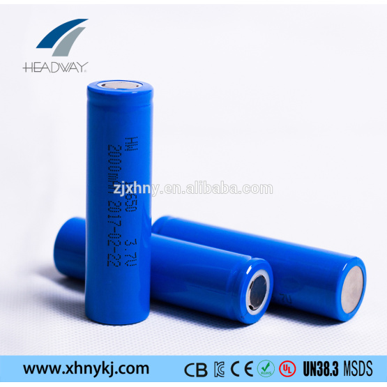 lithium ion battery ifr18650-1.4AH cell for miners' lamp