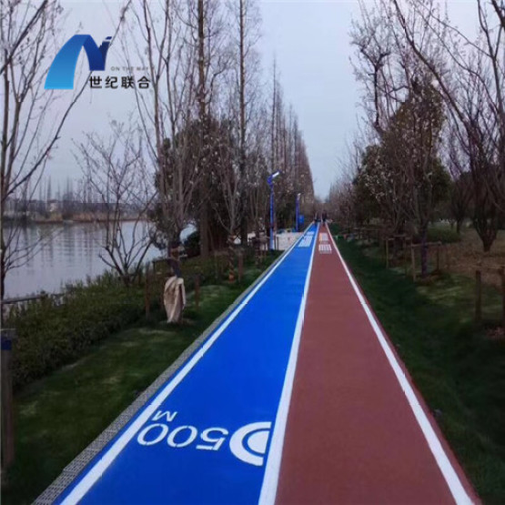 Factory Direct Supply  Spraying Polyurea Courts Sports Surface Flooring Athletic Running Track