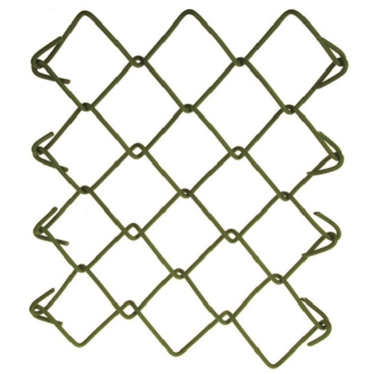 chain link fence mesh system for baseball fields