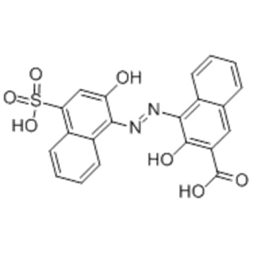 2-Naphthalenecarboxylicacid, 3-hydroxy-4-[2-(2-hydroxy-4-sulfo-1-naphthalenyl)diazenyl] CAS 3737-95-9