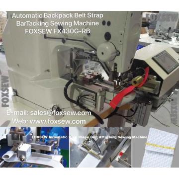 Automatic Ring-Shape Belt BarTacking Sewing Machine