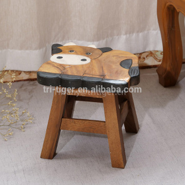 Thailand style Animal foot low wooden stool