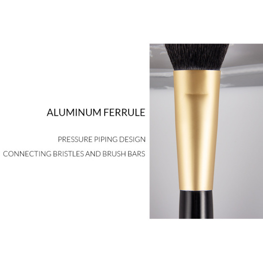 Black private label brushes Cosmetics brush set