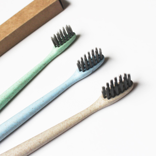 Toothbrush Capable Of Degrade Wheat Straw