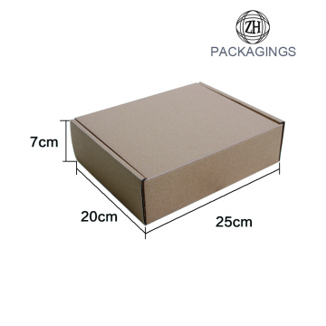Luxury brown mailer box for clothes