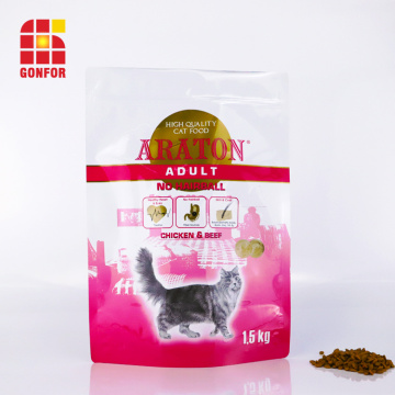 Printing Customized Cat Treat Food Bag Packaging