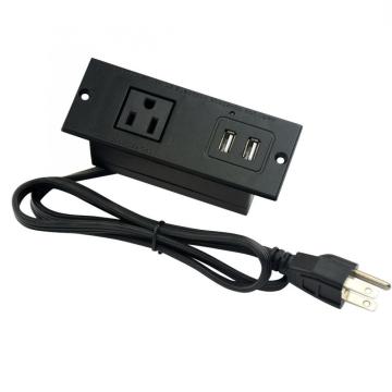 US Dual Power Outlets Sockets With USB Ports