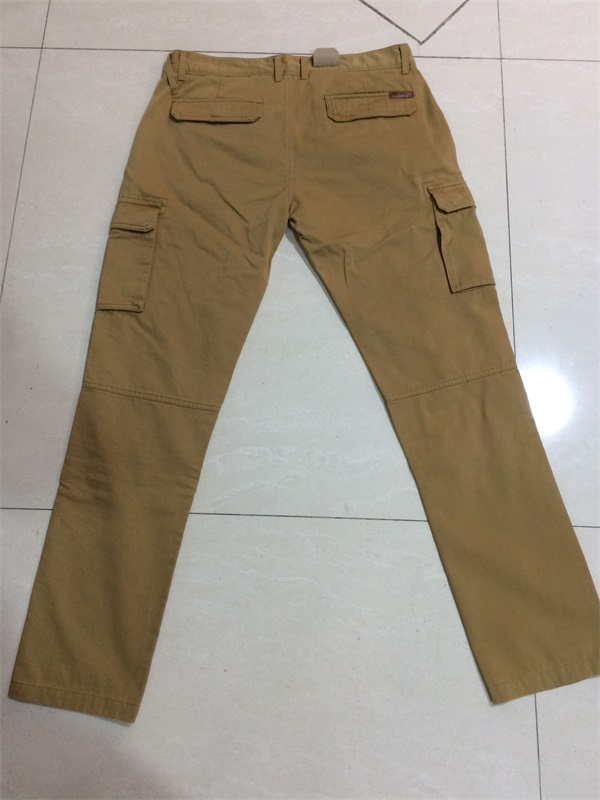 100% Cotton Solid Fabric Long Pant