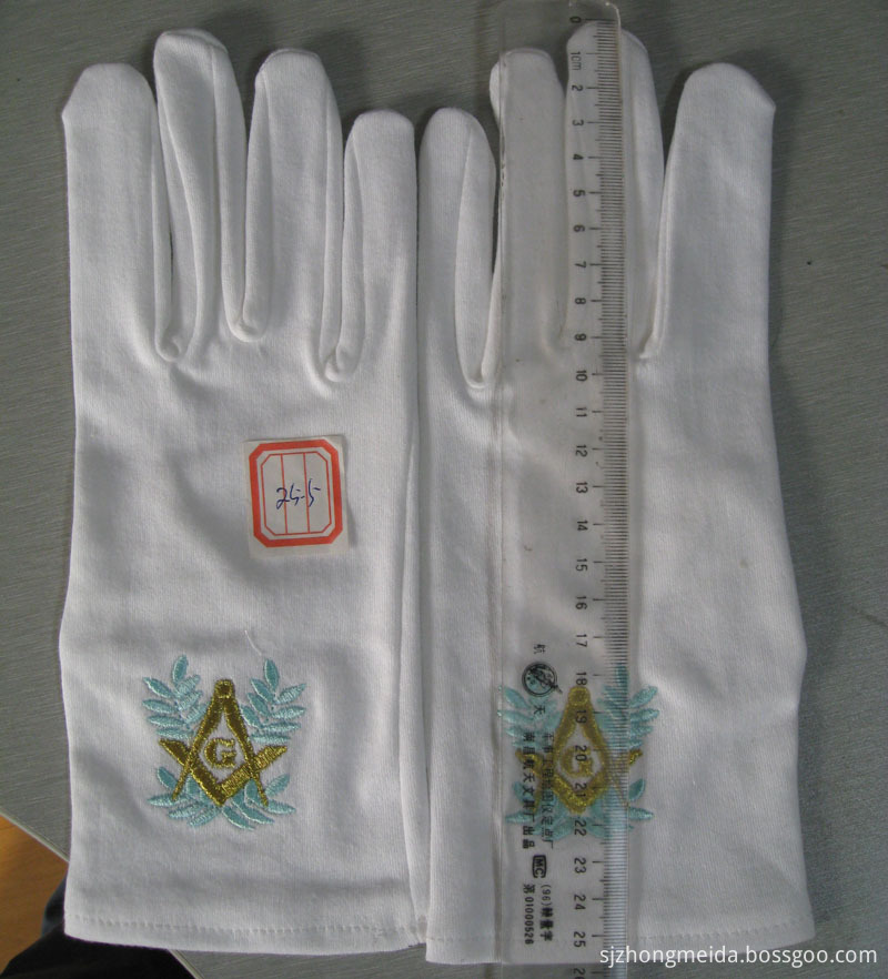 Embroidery Cotton Gloves