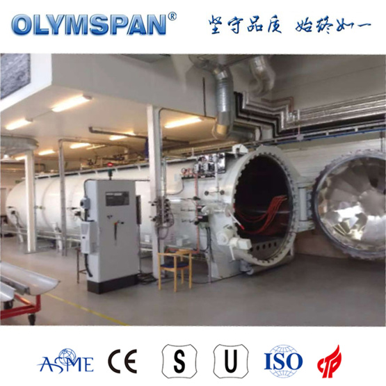 ASME standard carbon fiber material treatment autoclave