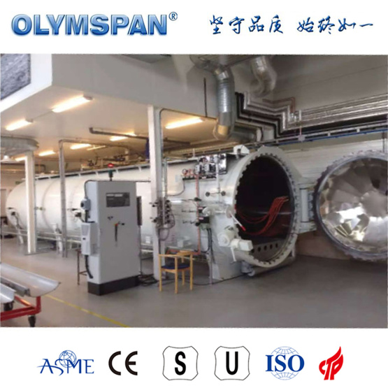 ASME standard prepreg material curing autoclave