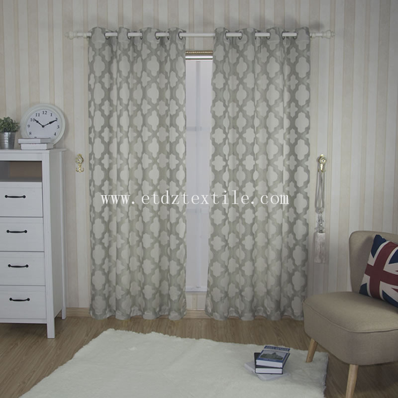 Low Price Polyester Yarn Dyed Jacquard Curtain Fabric