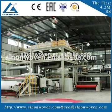 1600mm,2400mm,3200mm,4200mm S/SS/SSS/SMS Fabric Production Line
