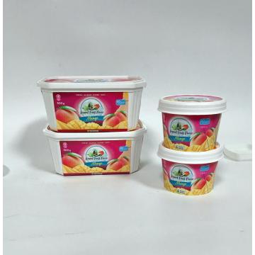 cylinder ice cream cup for IML printing