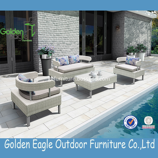 Aluminium Tube Patio Furniture Wicker