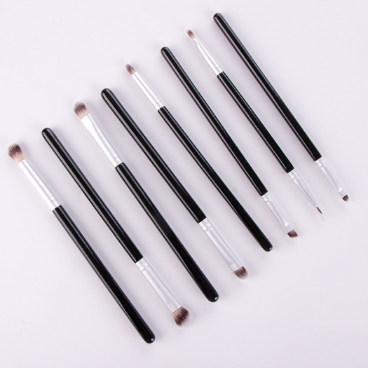 vegan black glitter makeup brushes Set Eyemakeup Kit