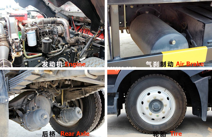 street cleaning truck chassis 6