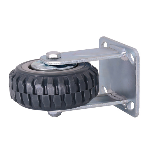 Grey PVC Castors Wheel for Industrial Trolley