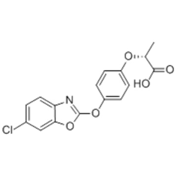 Propanoic acid,2-[4-[(6-chloro-2-benzoxazolyl)oxy]phenoxy]-,( 57251785,2R)- CAS 113158-40-0