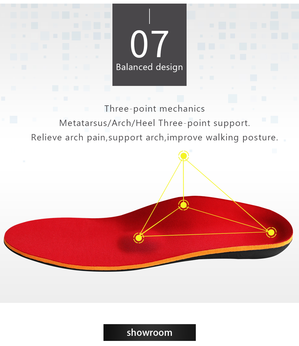 Flat feet insoles