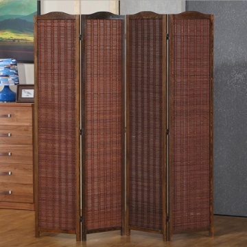 4 panels Wood hanging screen room divider