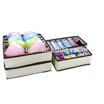 Storage Boxes Bra Underwear bra Closet Organizer Drawer Divider 4 set