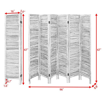High Quality Folding wood room divider screen