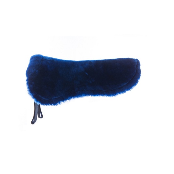 Lambskin half pad without back frame dark blue