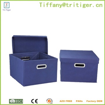 Non woven storage box/foldable storage box/eco-friendly storage organizer box