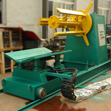China new 5 ton hydraulic mandrel steel coil decoiler for sale