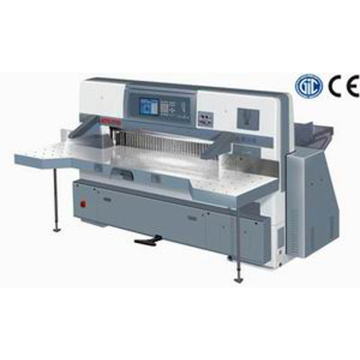 program control double hydraulic double guide paper cutting machine
