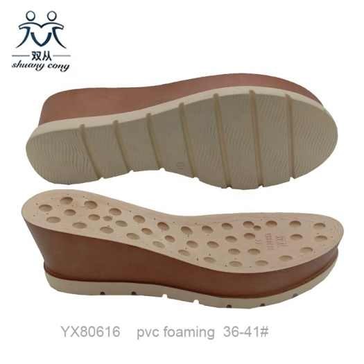 PVC PU Wedge Sandal Outsole