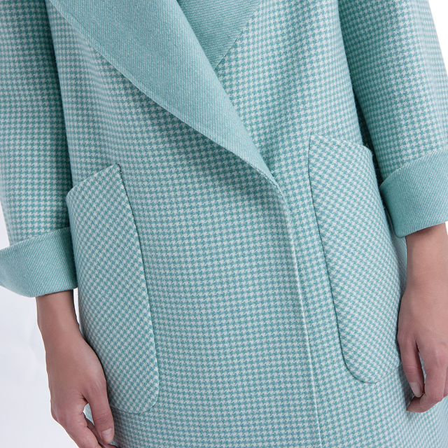 Cashmere overcoat Lapel fashion