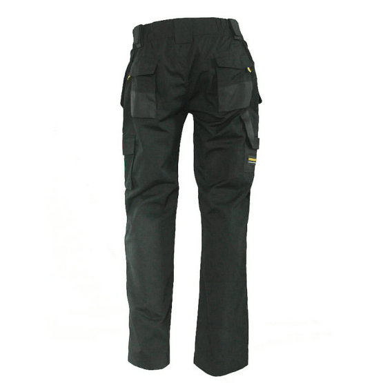 Black double stitched cargo pants