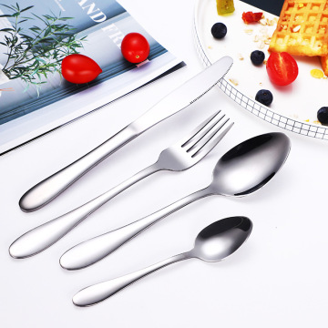 High Quality Restaurant Stainless Steel Gold Cutlery Set