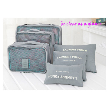 Foldable 6 pcs/set Functional Travel Luggage Organizer bag