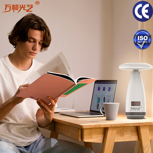 Intelligent led air purification table lamp