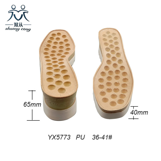 Square Toe Wedge Heel Women Sandals Outsole
