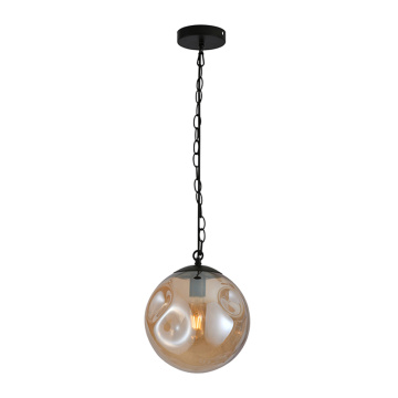 Glass Material amber Hanging Pendant Lamp
