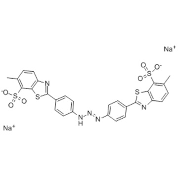 7-Benzothiazolesulfonic acid,2,2'-(1-triazene-1,3-diyldi-4,1-phenylene)bis[6-methyl-, sodium salt (1:2) CAS 1829-00-1