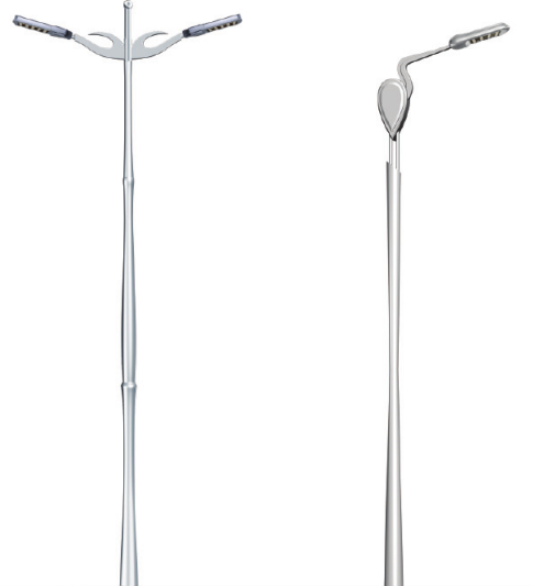 Lightweight Aluminum Alloy Spinning Lamp Pole