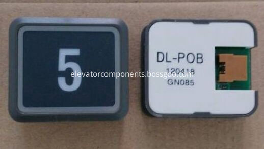 Black Ultrathin Push Button for Hitachi Elevators DL-POB