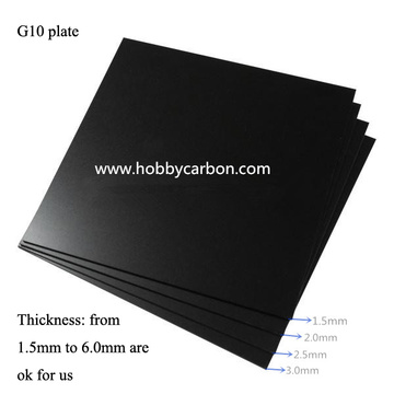 1.5x200x300mm G10 Glass fiber plate