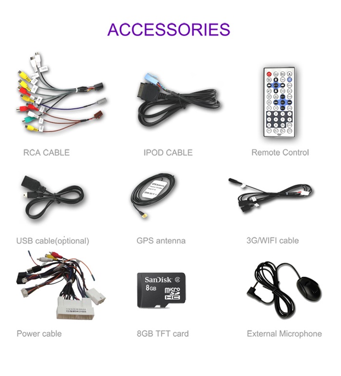 accessories of Car DVD for Hyundai I35 2011-2013 