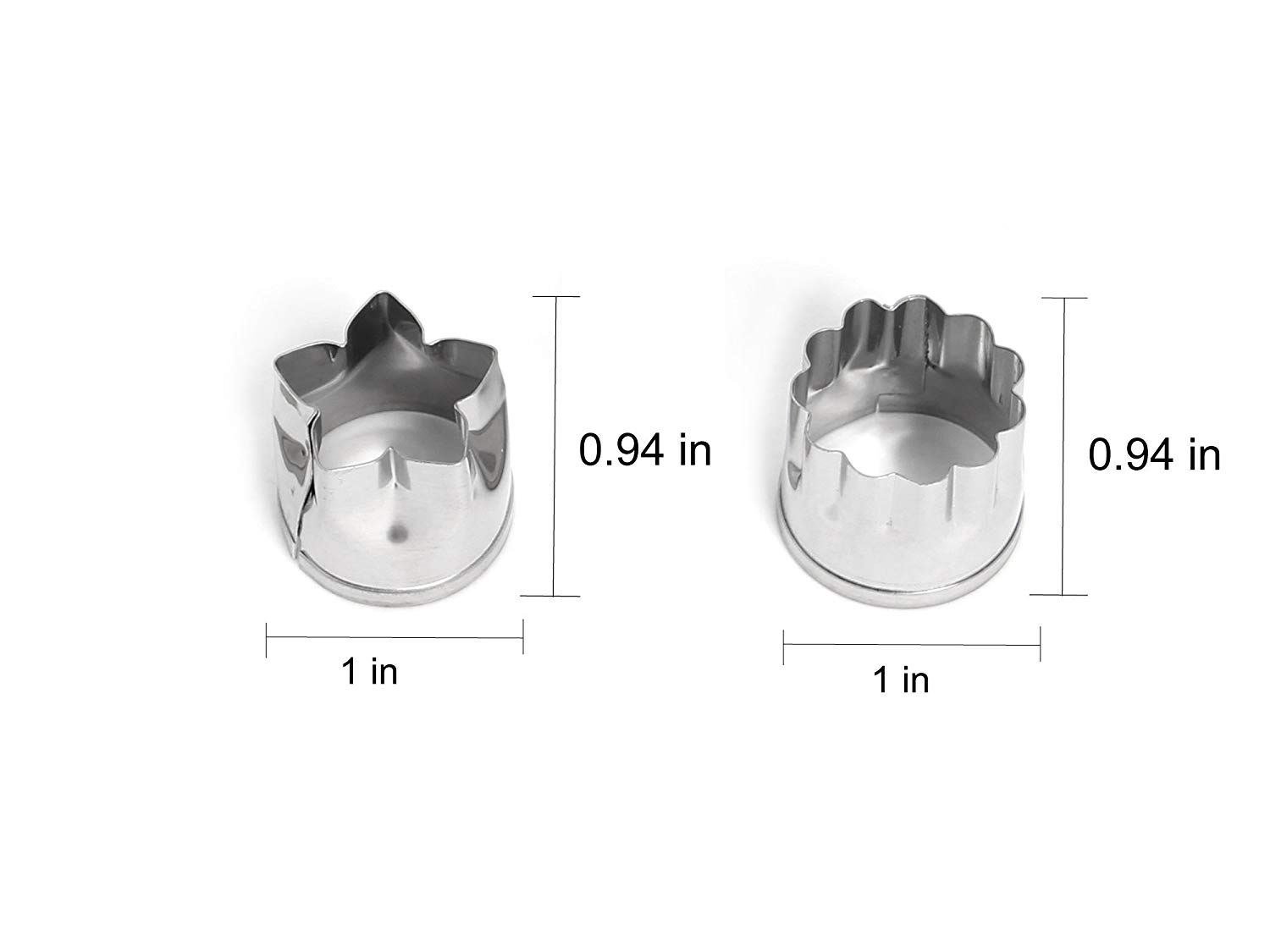 Stainless Steel Mini Vegetable & Fruit Cookie Cutter