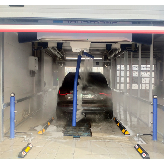 Automatic laser touchless car wash machine