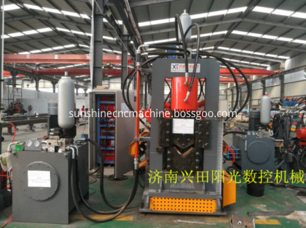 shearing machine for angle steel tower