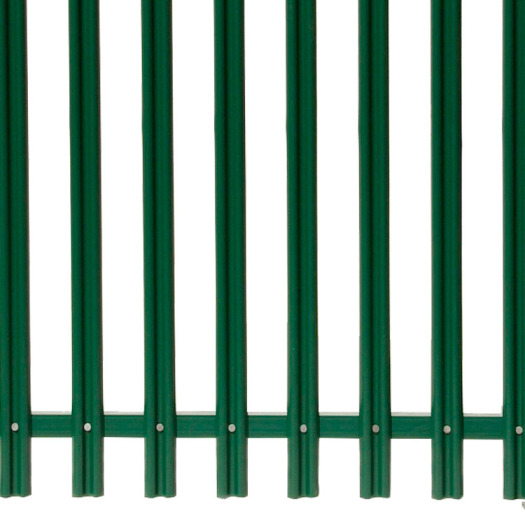 PVC plastic green belt plastic palisade garden fence