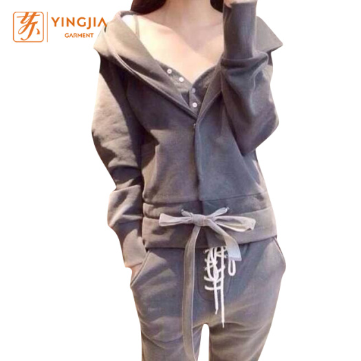 Leisure Suits Hooded Sweatshirts Three Sets for Women