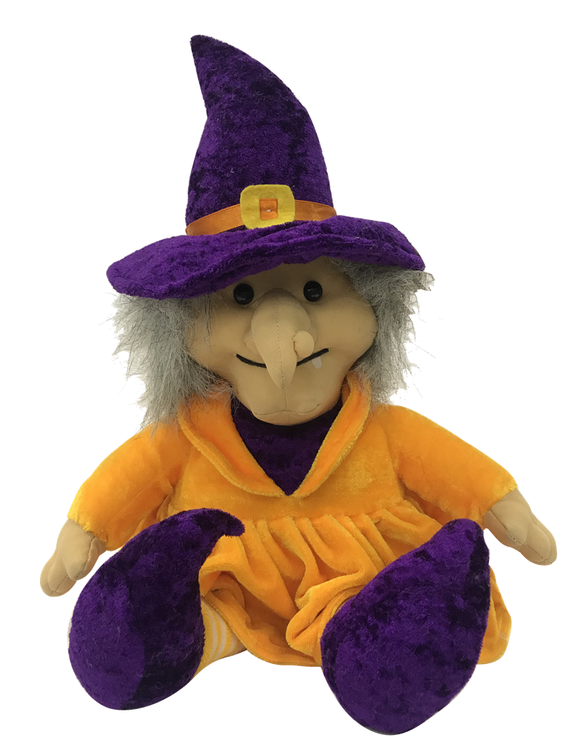 Stuffed Witch With Hat